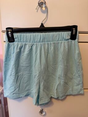 wild fable Light Blue Elastic Waist Athletic Shorts